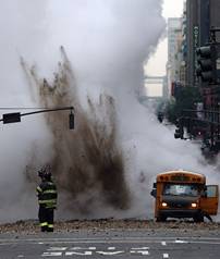 Main Burst in NYC, 2007. Photo: Timothy A. Clary / AFP / Getty | Source: Reuters